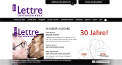 Desktop Screenshot of lettre.de